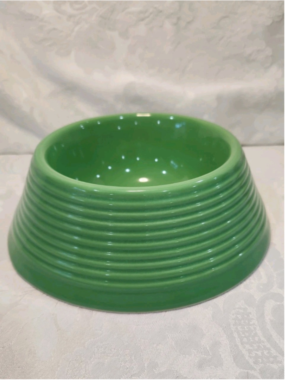 Boscoe Ware Green Pet Dish, Never Used, Heavyduty, No Flip
